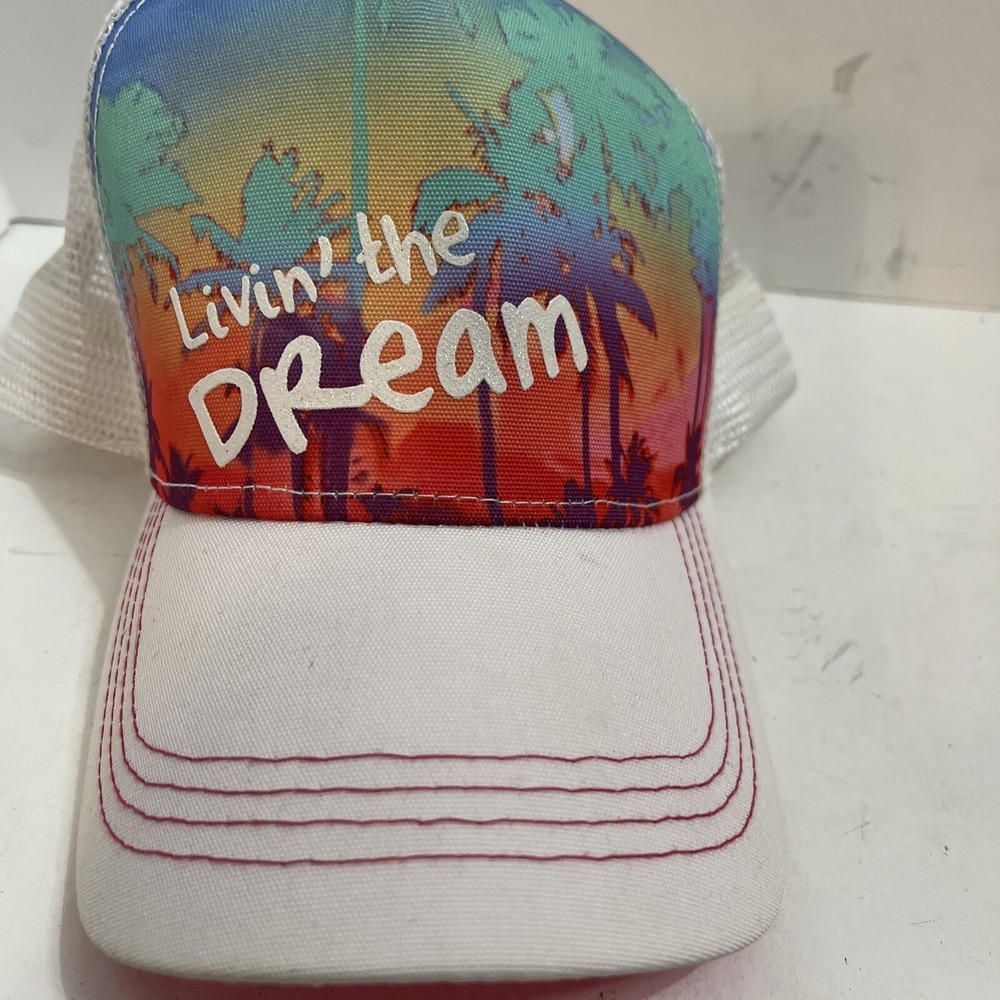 Living the Dream Hat‎ Snapback Blue Hat Adult Adjustable Cap Blue Snapback Hat